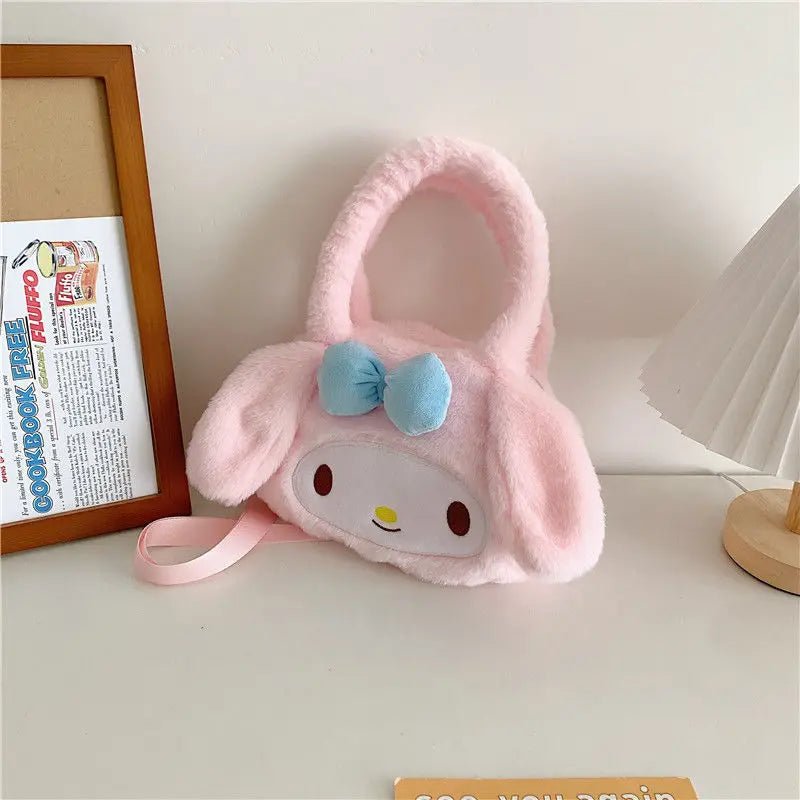 Kawaiimi - tote bags & hand bags for girls and kids - Baby Sanrio Crossbody Plush Bag - 6