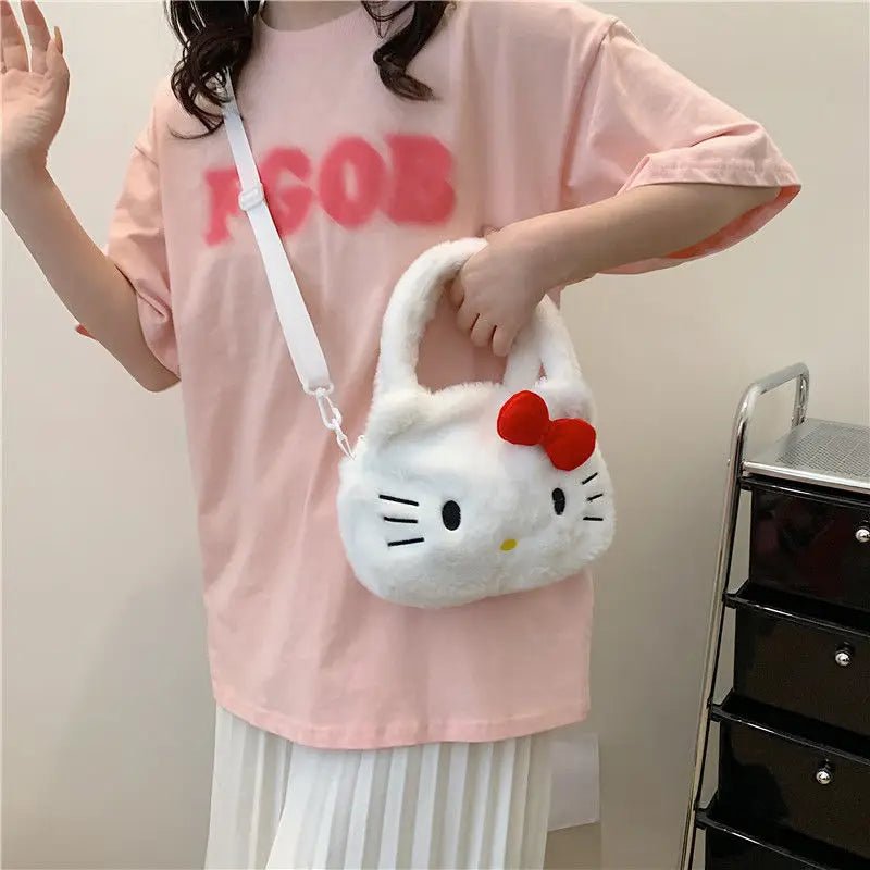 Kawaiimi - tote bags & hand bags for girls and kids - Baby Sanrio Crossbody Plush Bag - 12