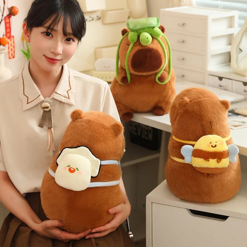 Kawaiimi - kawaii plushies for girls & kids - Back to School Capybara Plushies - 7