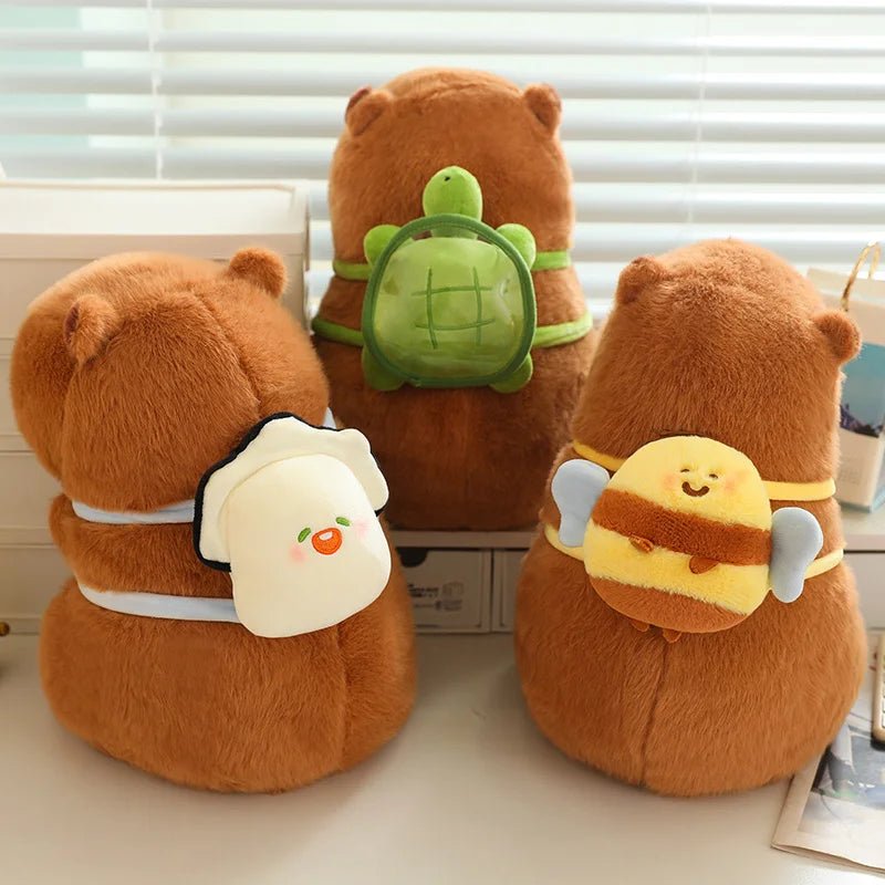 Kawaiimi - kawaii plushies for girls & kids - Back to School Capybara Plushies - 1