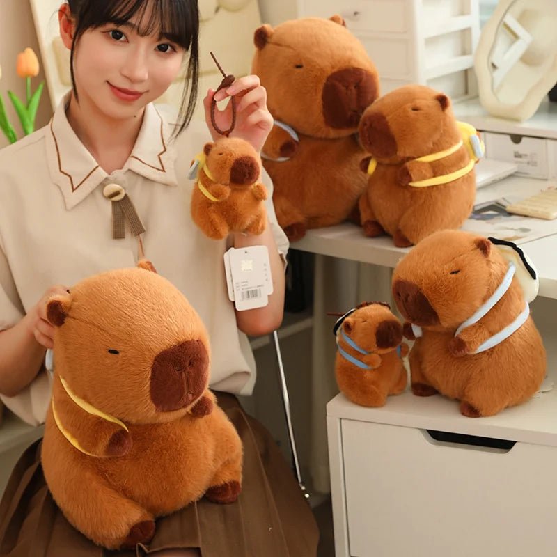 Kawaiimi - kawaii plushies for girls & kids - Back to School Capybara Plushies - 11