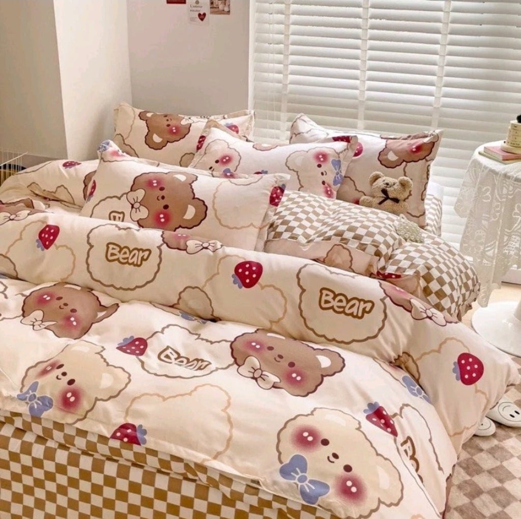 Kawaiimi - bed sets duvet covers & bedsheets - Bearberry Bedding Set - 1