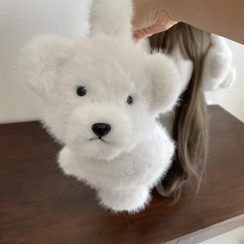 Kawaiimi - hairclips, hair hoops & barrettes - Beary Winter Ear Muffs Headband - 5