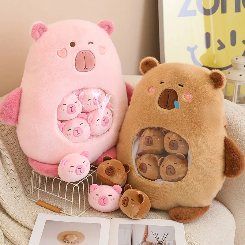 Kawaiimi - cute plushies for women & adults - CappyPig Baby Plush Bundle - 2