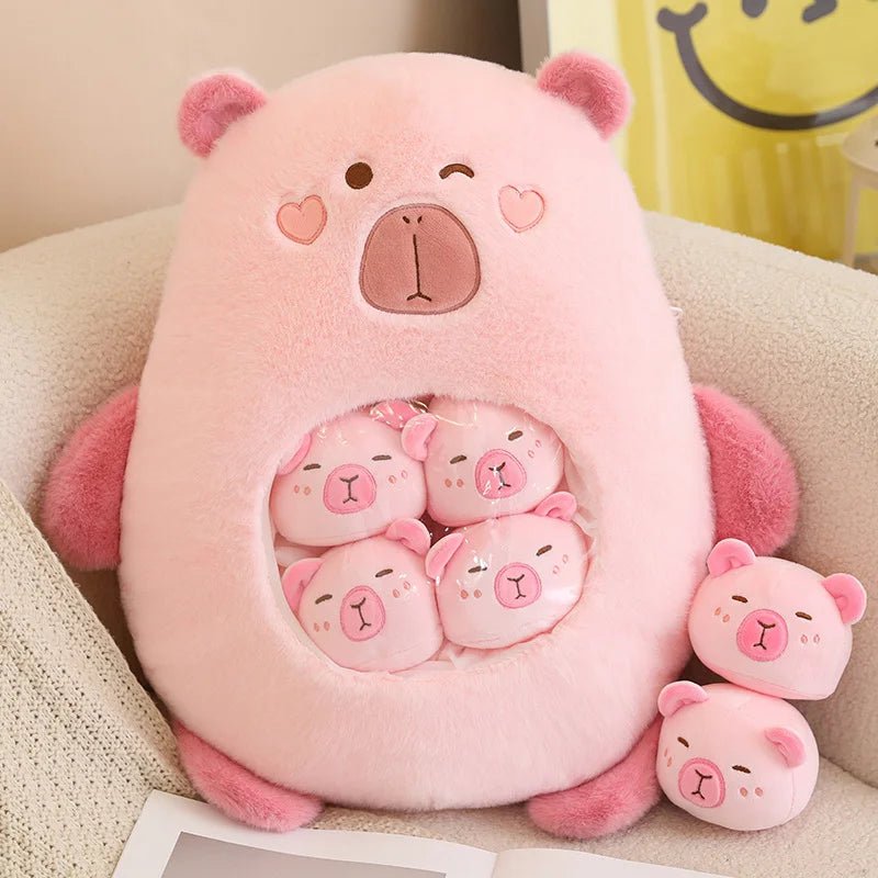 Kawaiimi - cute plushies for women & adults - CappyPig Baby Plush Bundle - 6