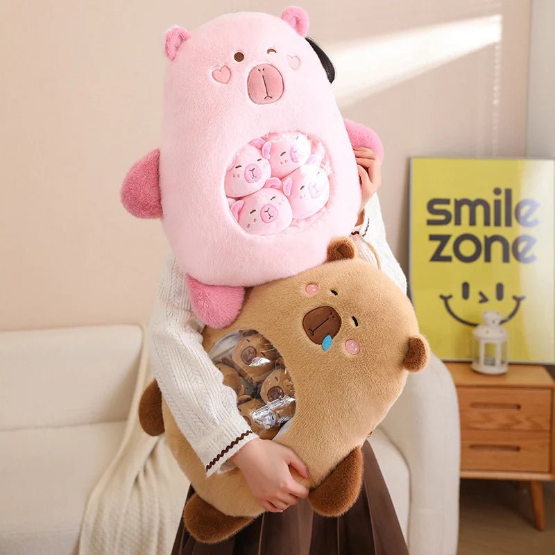 Kawaiimi - cute plushies for women & adults - CappyPig Baby Plush Bundle - 17