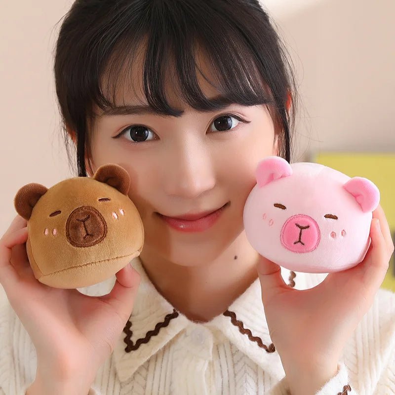 Kawaiimi - cute plushies for women & adults - CappyPig Baby Plush Bundle - 7