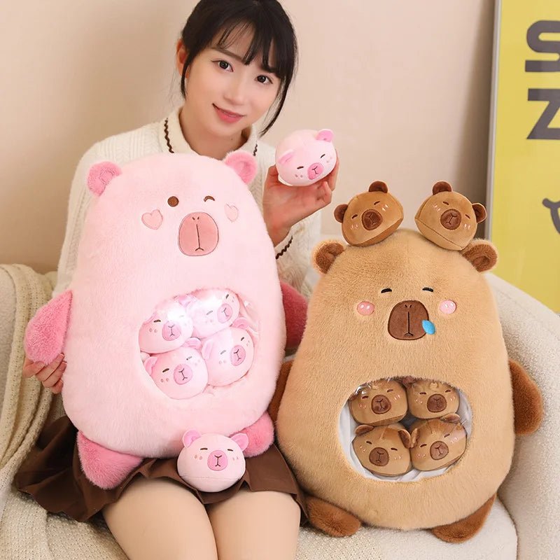 Kawaiimi - cute plushies for women & adults - CappyPig Baby Plush Bundle - 11