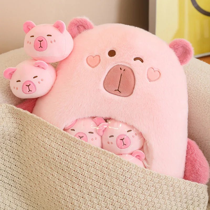 Kawaiimi - cute plushies for women & adults - CappyPig Baby Plush Bundle - 4