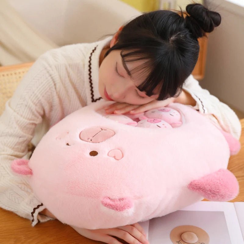 Kawaiimi - cute plushies for women & adults - CappyPig Baby Plush Bundle - 19