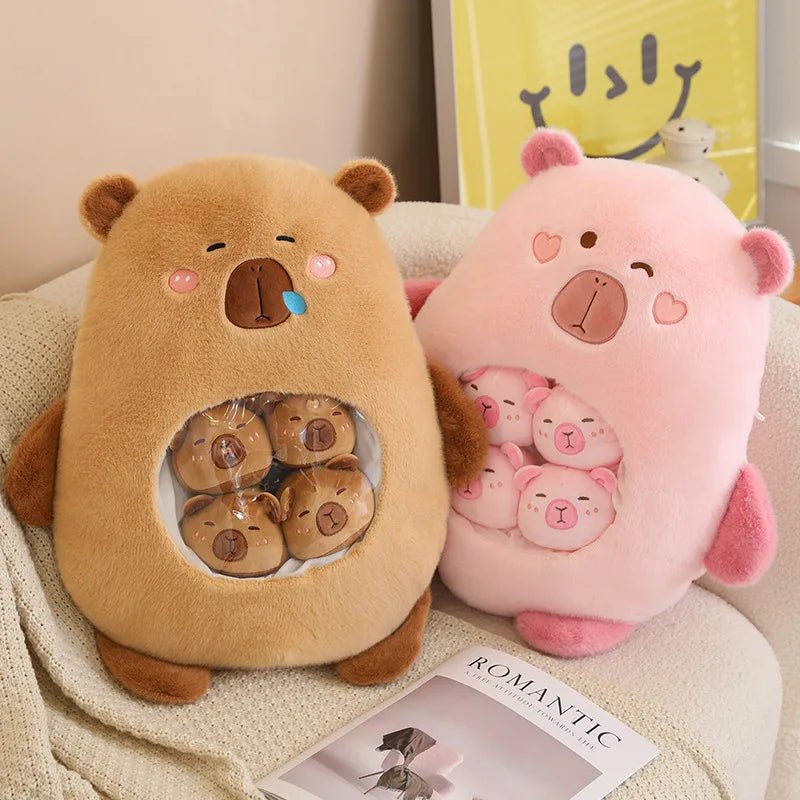 Kawaiimi - cute plushies for women & adults - CappyPig Baby Plush Bundle - 5