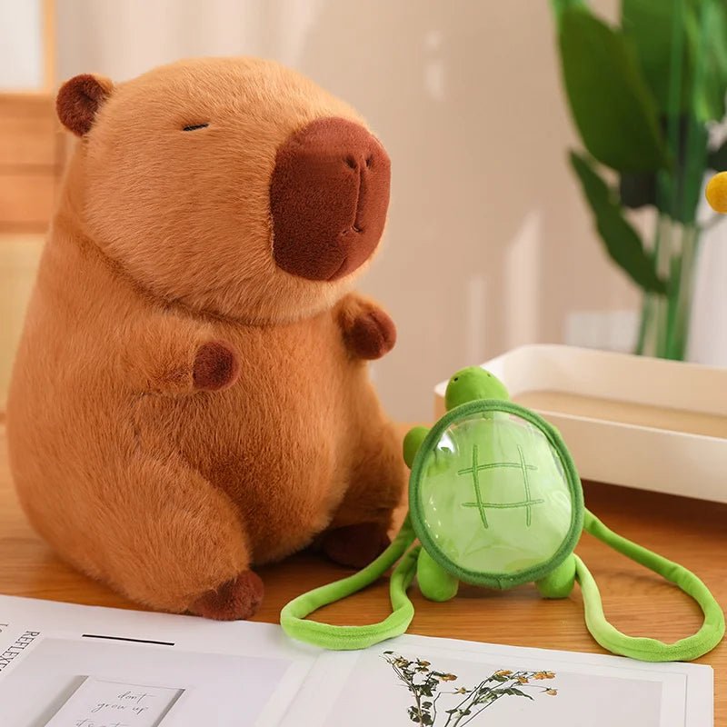 Kawaiimi - cute soft plush toys for children - Capybara School Buddy Plushie - 6
