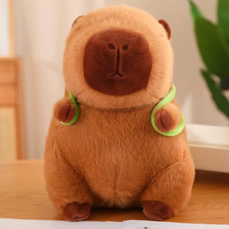 Kawaiimi - cute soft plush toys for children - Capybara School Buddy Plushie - 11