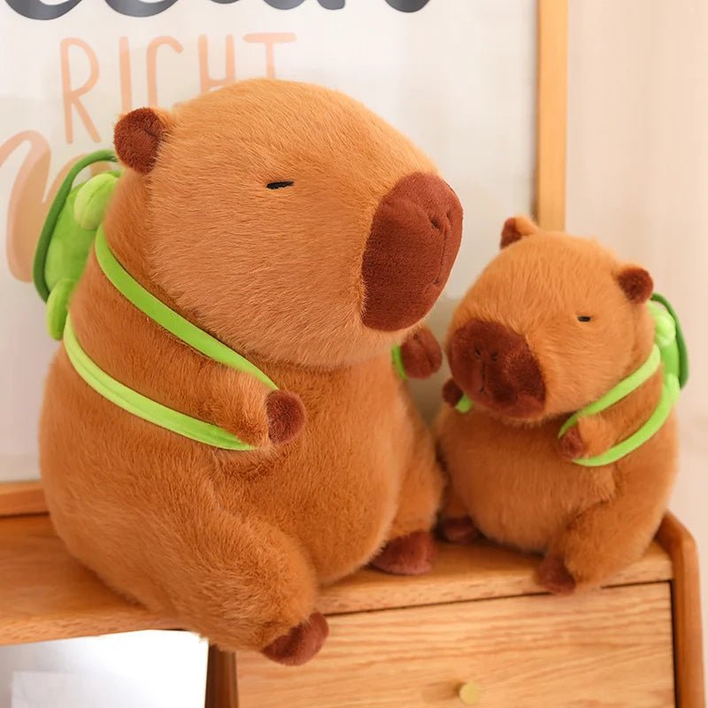 Kawaiimi - cute soft plush toys for children - Capybara School Buddy Plushie - 1