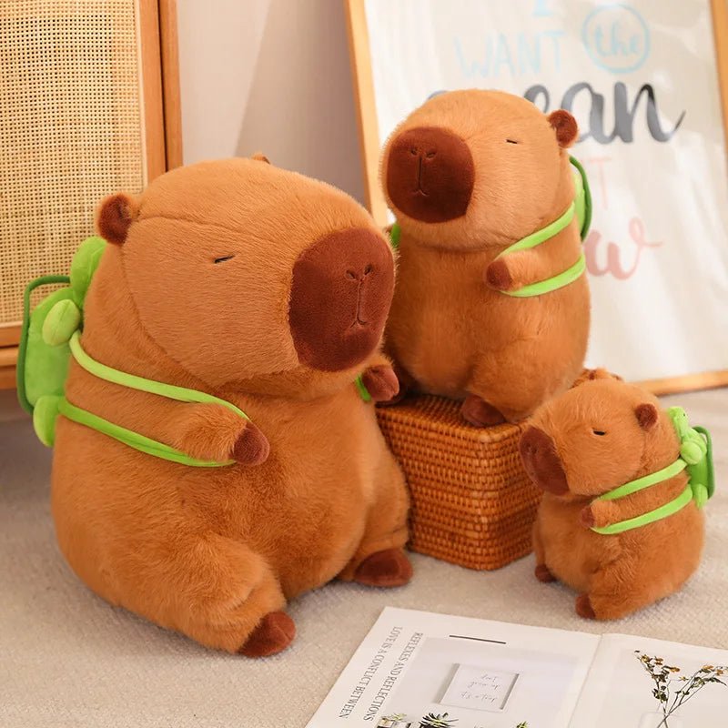 Kawaiimi - cute soft plush toys for children - Capybara School Buddy Plushie - 2