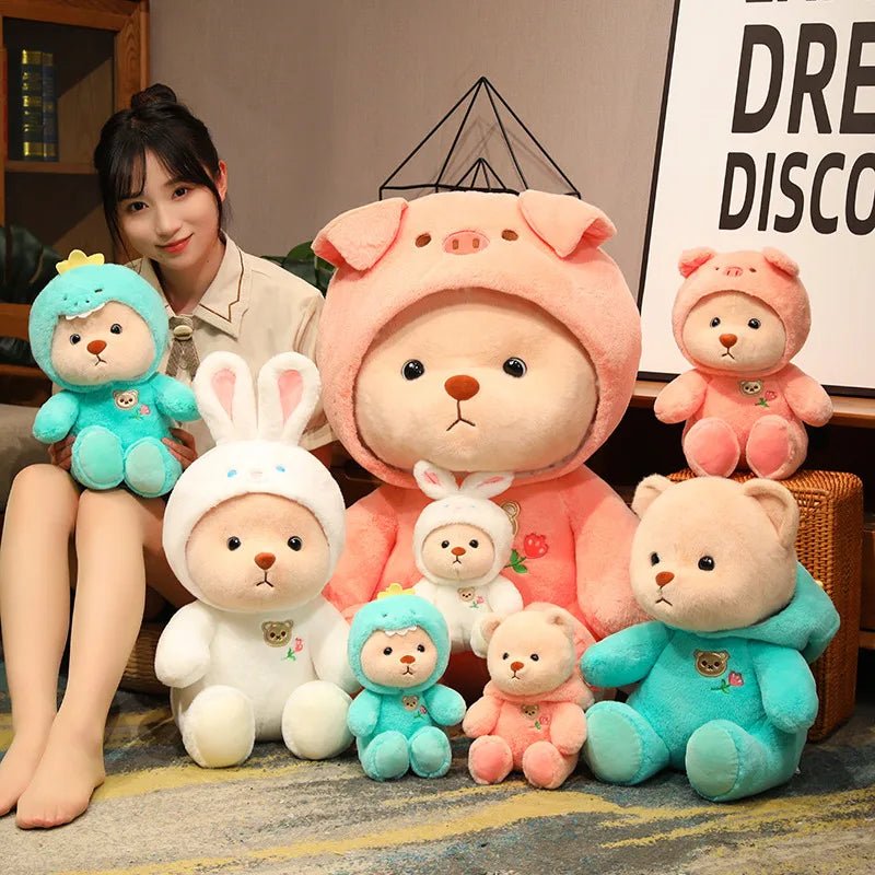 Kawaiimi - cute soft plush toys for children - Cosplay Baby Bear Plushies - 19