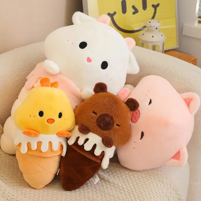 Kawaiimi - cute soft plush toys for children - Cute Ice Cream Plush Friends - 5