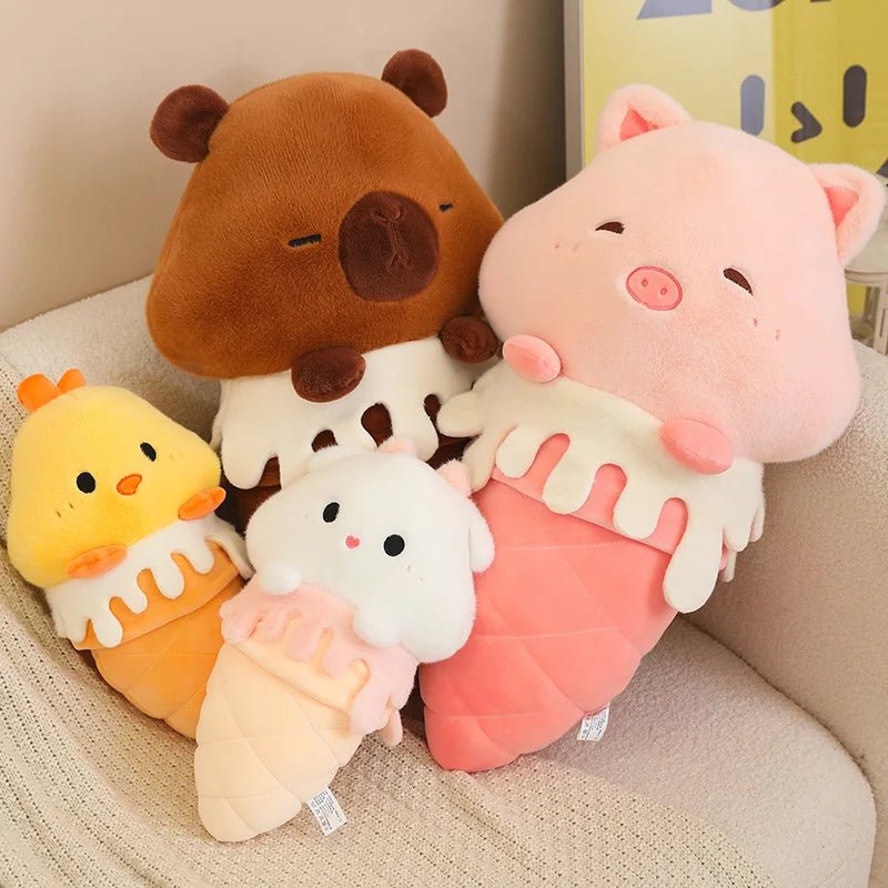 Kawaiimi - cute soft plush toys for children - Cute Ice Cream Plush Friends - 1