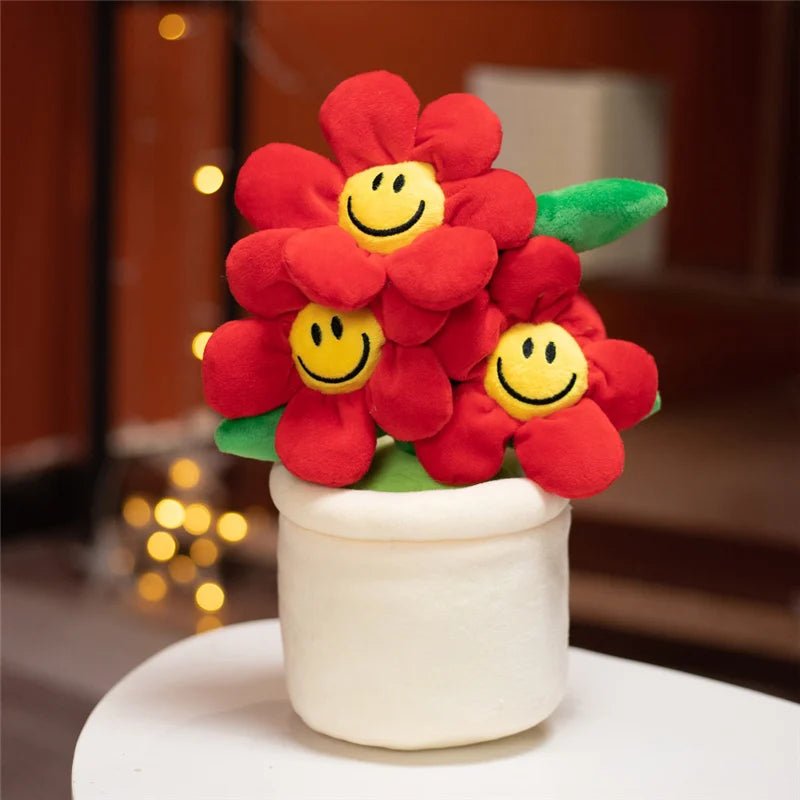 Kawaiimi - plush toys for home decor - Daisy Delights Cuddle Pot - 8