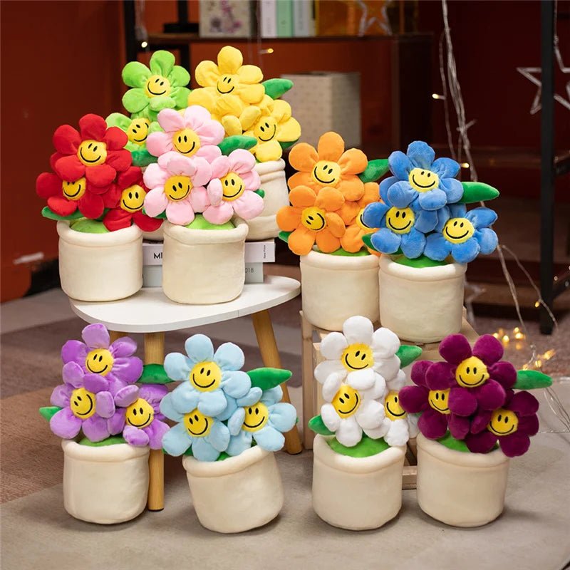 Kawaiimi - plush toys for home decor - Daisy Delights Cuddle Pot - 1