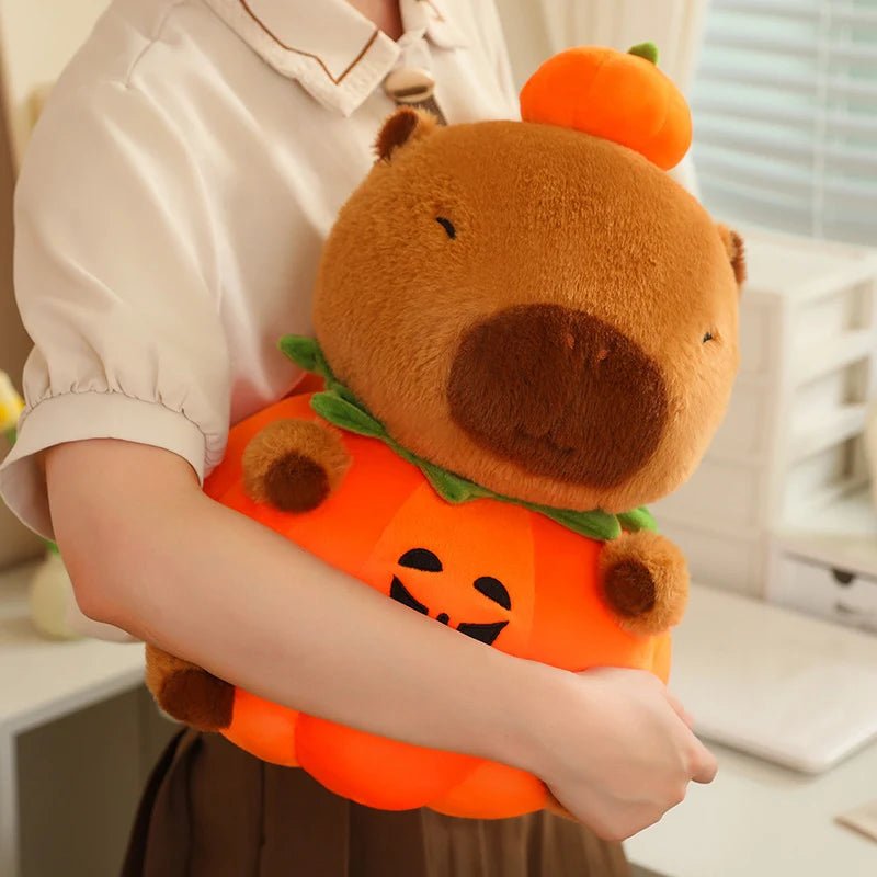 Kawaiimi - halloween gift ideas - Halloween Capybara Pumpkin Plushie - 16