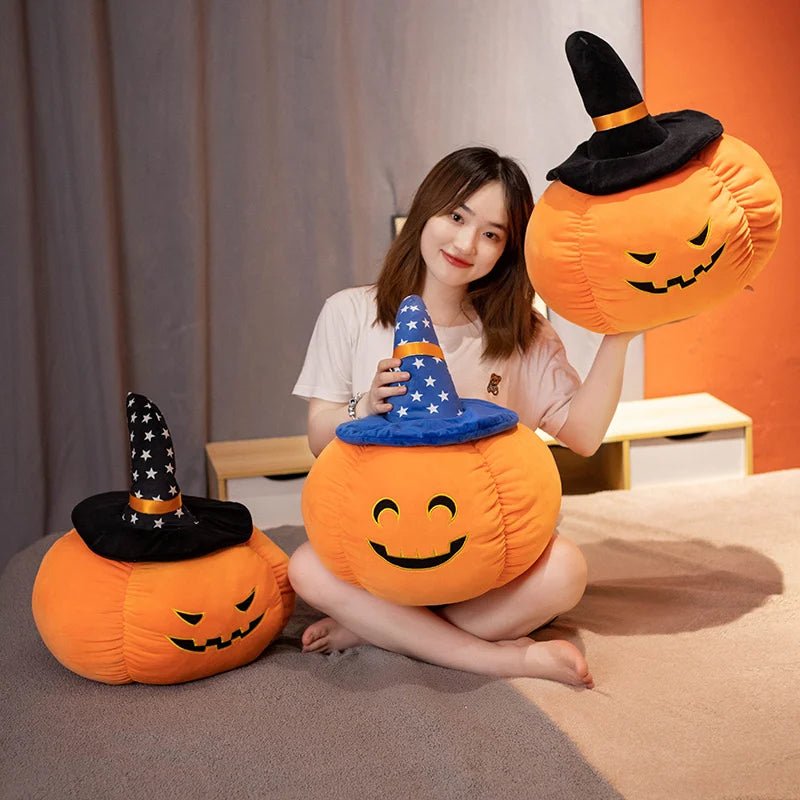 Kawaiimi - halloween decorations - Halloween Spooky Pumpkin Plushies - 2