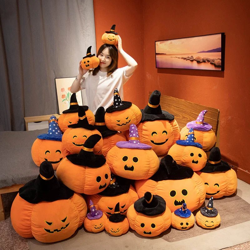 Kawaiimi - halloween decorations - Halloween Spooky Pumpkin Plushies - 5