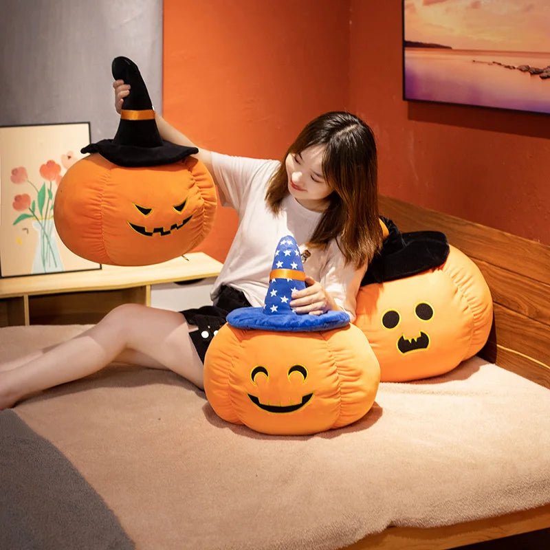 Kawaiimi - halloween decorations - Halloween Spooky Pumpkin Plushies - 1