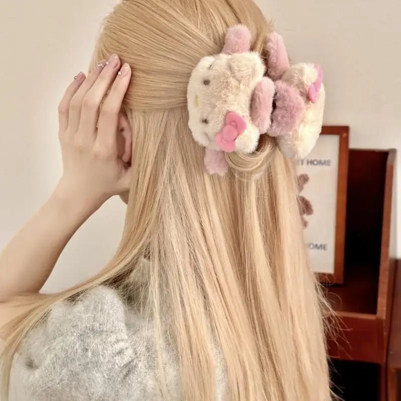 Kawaiimi - hairclips, hair hoops & barrettes - Hello Kitty Kawaii Studio Claw Clip - 3