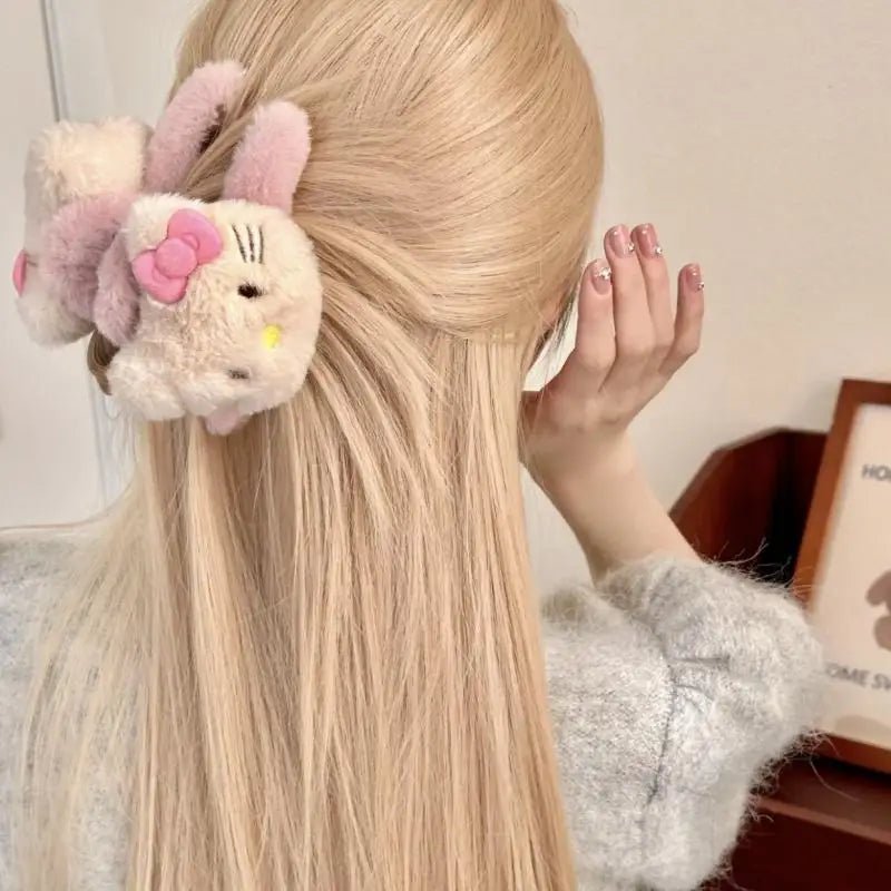 Kawaiimi - hairclips, hair hoops & barrettes - Hello Kitty Kawaii Studio Claw Clip - 1