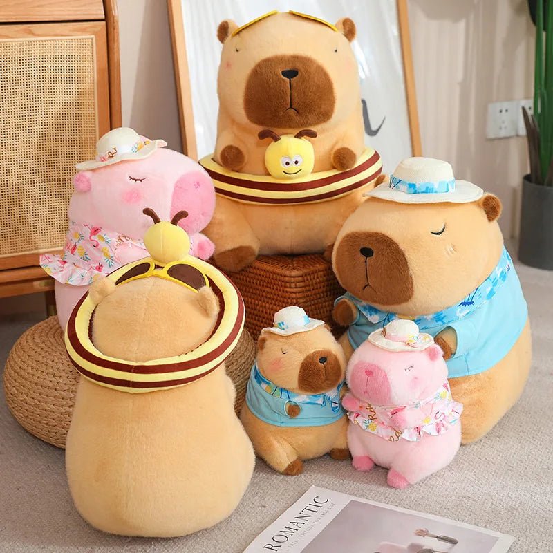 Kawaiimi - plush toys gift ideas - Holiday Vacation Capybara Plushies - 5