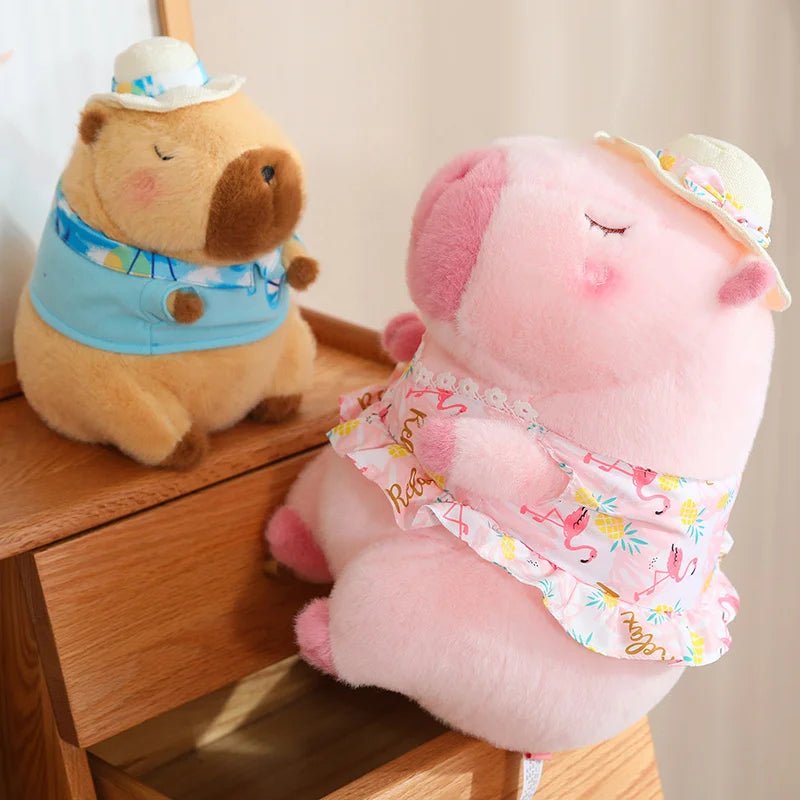 Kawaiimi - plush toys gift ideas - Holiday Vacation Capybara Plushies - 8