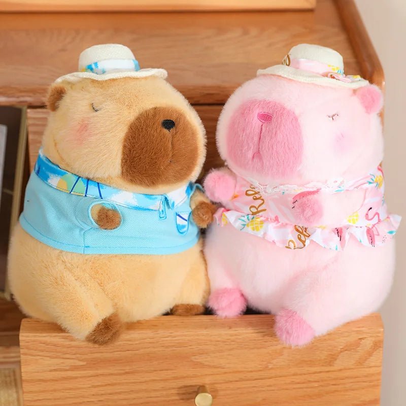 Kawaiimi - plush toys gift ideas - Holiday Vacation Capybara Plushies - 15