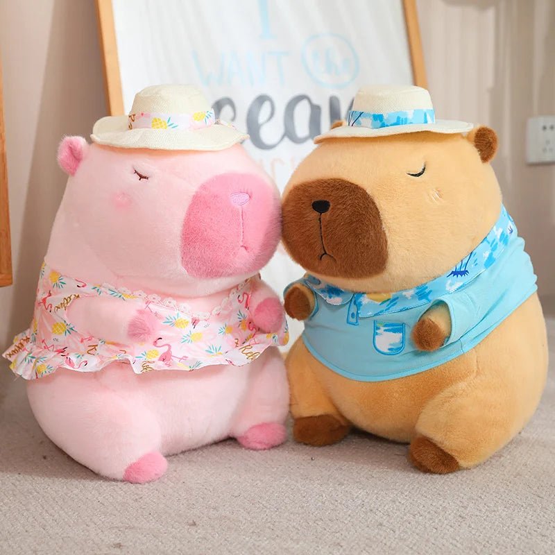 Kawaiimi - plush toys gift ideas - Holiday Vacation Capybara Plushies - 12