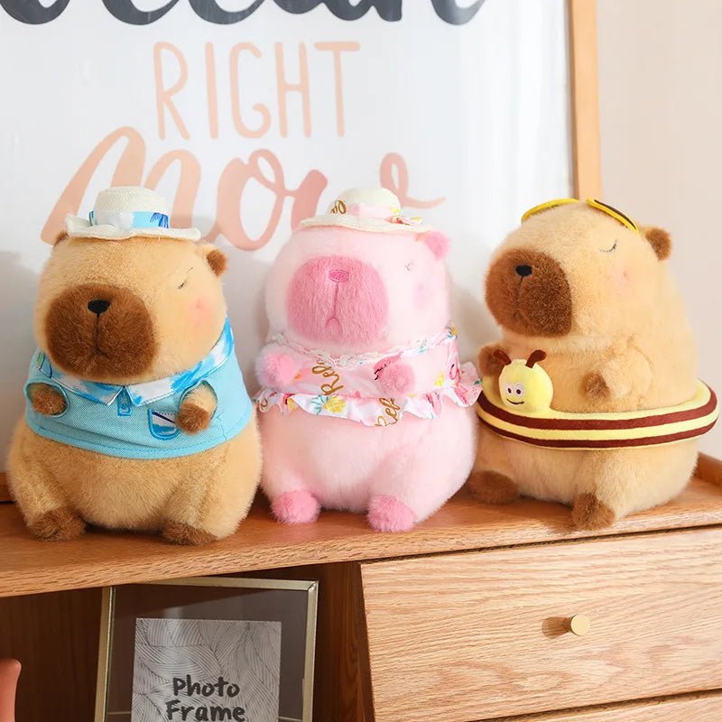 Kawaiimi - plush toys gift ideas - Holiday Vacation Capybara Plushies - 14