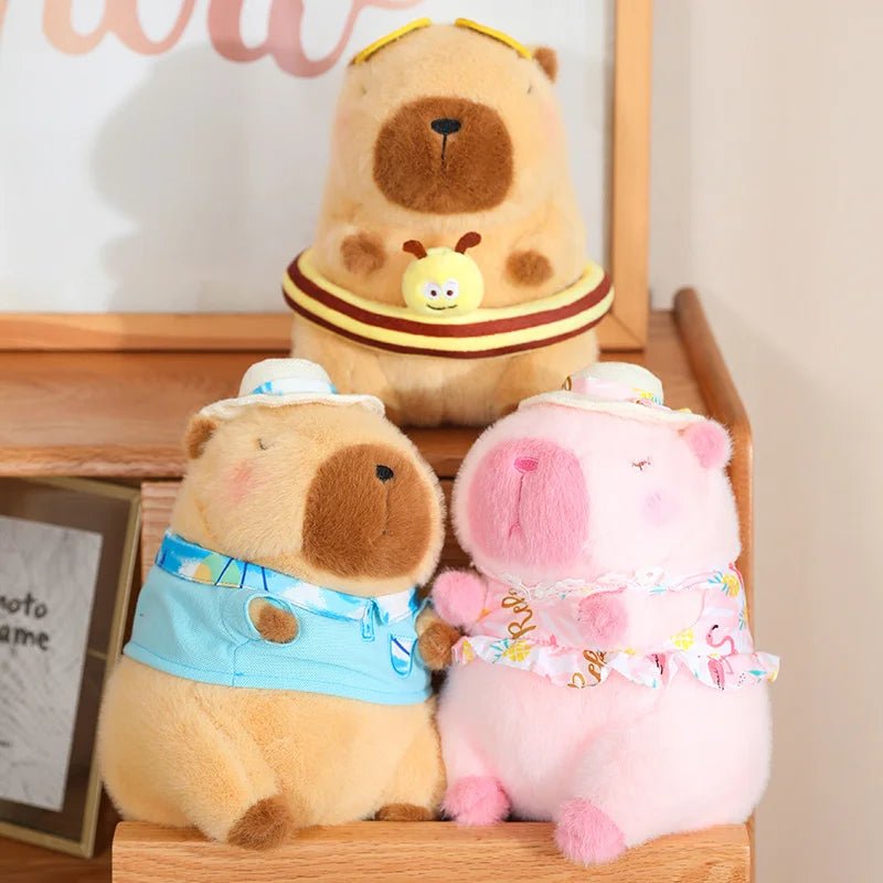 Kawaiimi - plush toys gift ideas - Holiday Vacation Capybara Plushies - 13