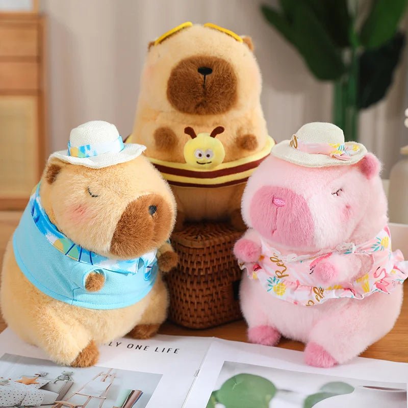 Kawaiimi - plush toys gift ideas - Holiday Vacation Capybara Plushies - 3