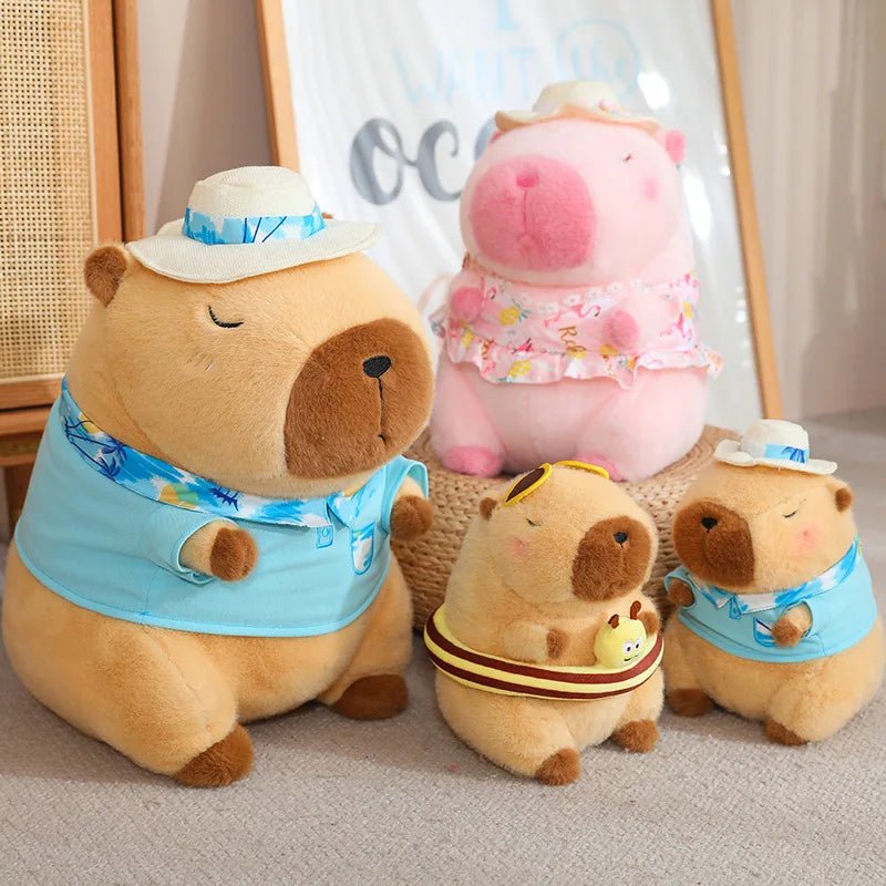 Kawaiimi - plush toys gift ideas - Holiday Vacation Capybara Plushies - 2