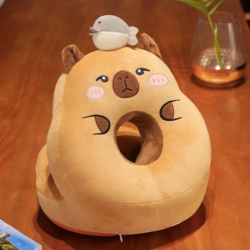 Kawaiimi - gift for someone special - Kawaii Capybara Travel Pillow - 10