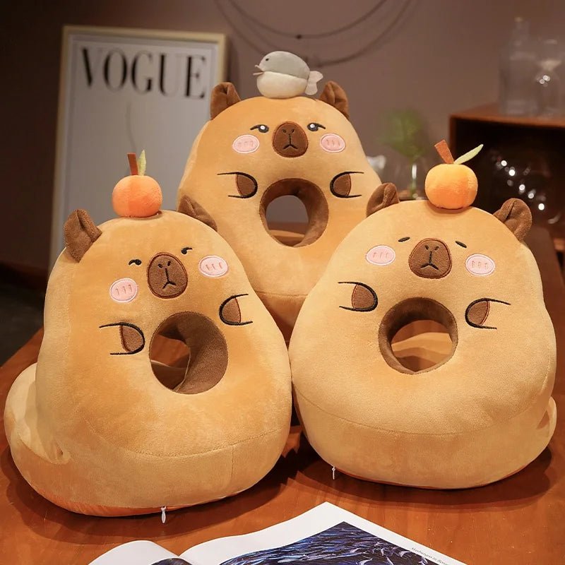 Kawaiimi - gift for someone special - Kawaii Capybara Travel Pillow - 1