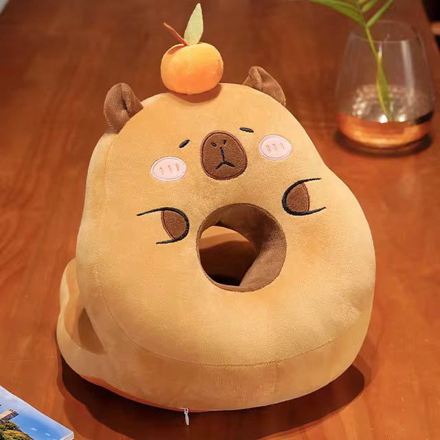 Kawaiimi - gift for someone special - Kawaii Capybara Travel Pillow - 7