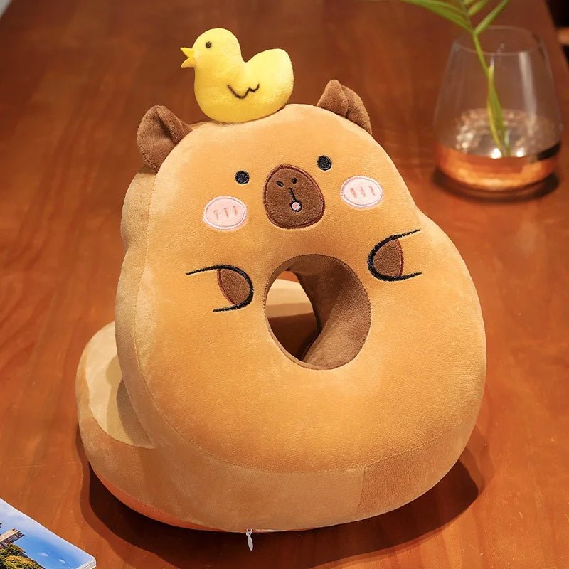 Kawaiimi - gift for someone special - Kawaii Capybara Travel Pillow - 9