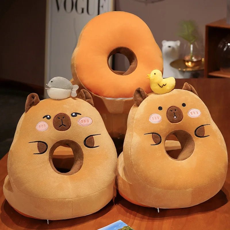 Kawaiimi - gift for someone special - Kawaii Capybara Travel Pillow - 4