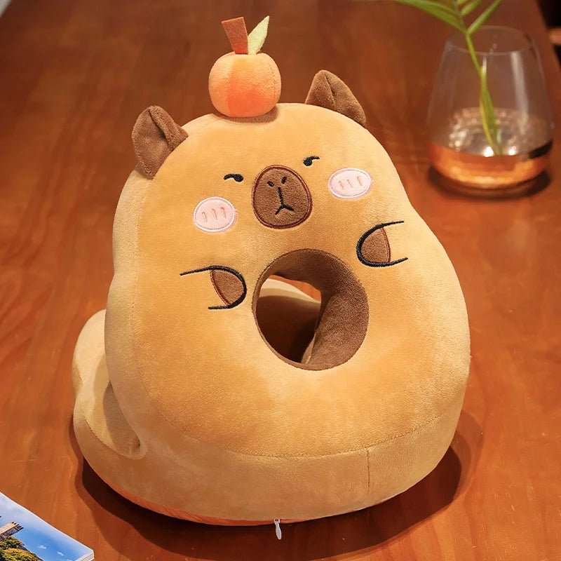 Kawaiimi - gift for someone special - Kawaii Capybara Travel Pillow - 8