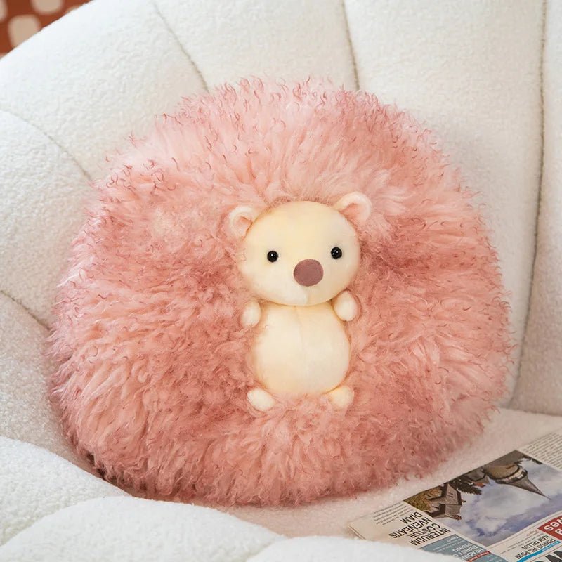 Kawaiimi - cute soft plush toys for children - Kawaii Fuzzy Hedgehog & Panda Plushie - 11