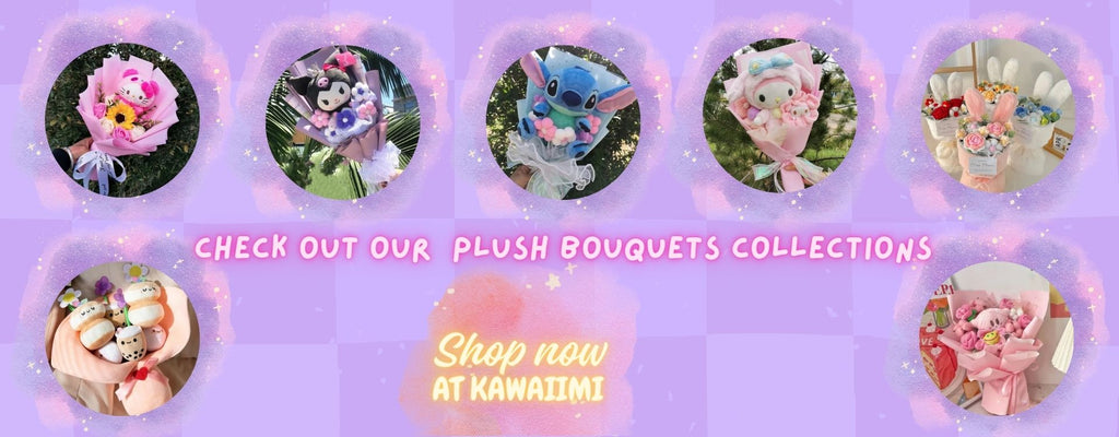 plush flower bouquets-great discounts on cute gift items, stuffed toys, sanrio merchandise, stationeries, bedding sets, footwear, accessories, apparel and home decor-free shipping