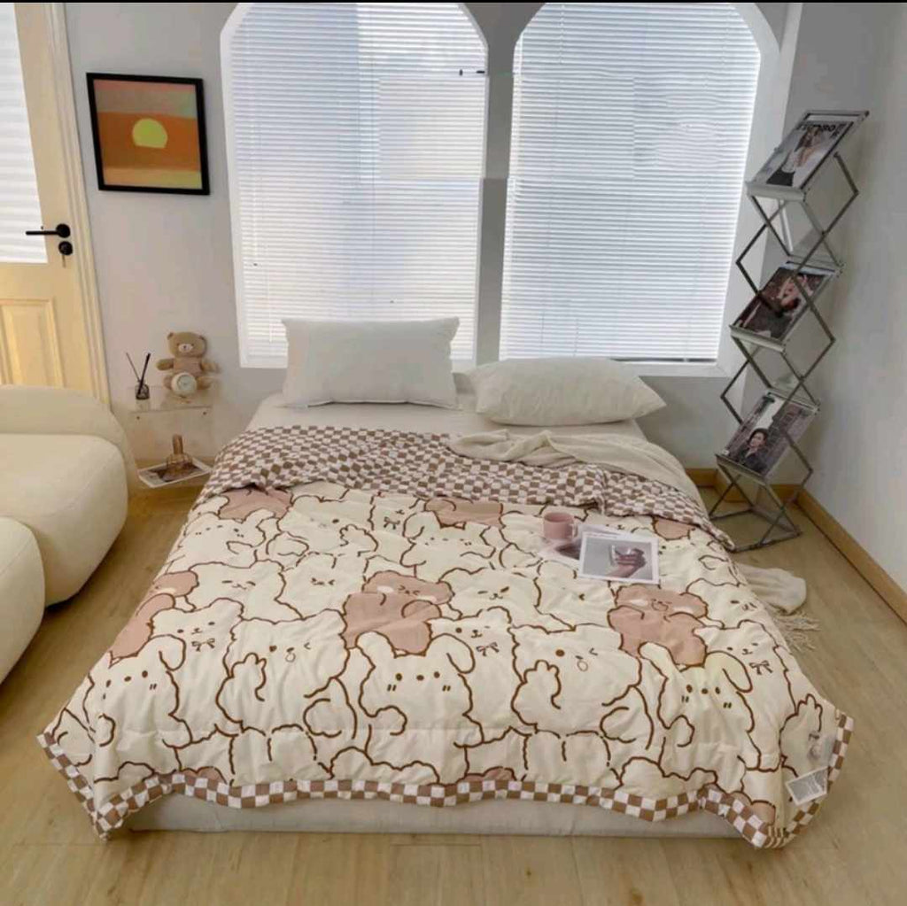 Kawaiimi - duvet covers linen sheets & pillowcases - Kstyle Love Bear Bedding Set - 2