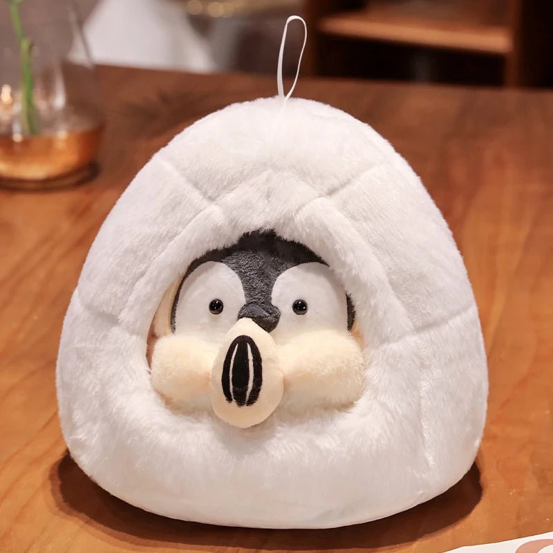 Kawaiimi - cute gift for someone special - Penguin Igloo Plushie - 10