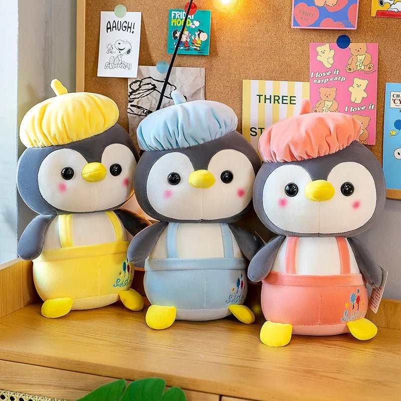 Kawaiimi - cute gift for someone special - Penguin Picasso Plushie - 1