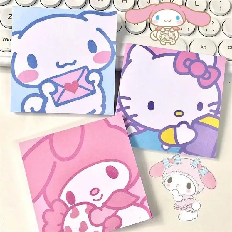 Kawaiimi - post - it notes - Sanrio Study Time Memo Pads - 1